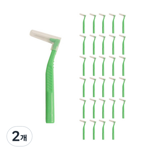 치간칫솔 L형 S, 55개입, 2개