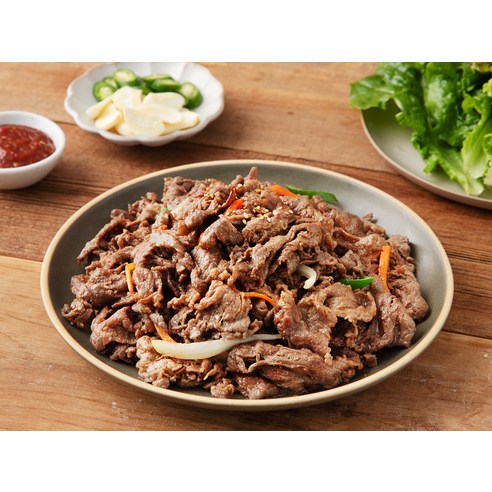 소고기 앞다리살로 만든 고기듬뿍 소불고기