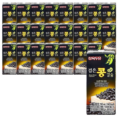 삼육두유 검은콩 칼슘, 190ml, 24개