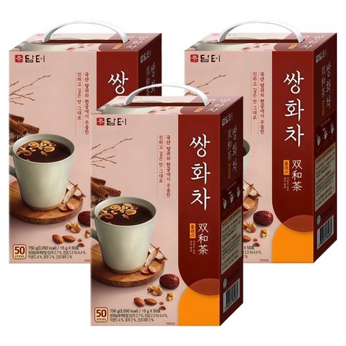 담터 쌍화차 플러스, 15g, 50개입, 3개