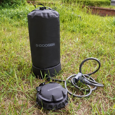 아이두젠 샤워기로 찝찝함 없이 뽀송한 캠핑을!