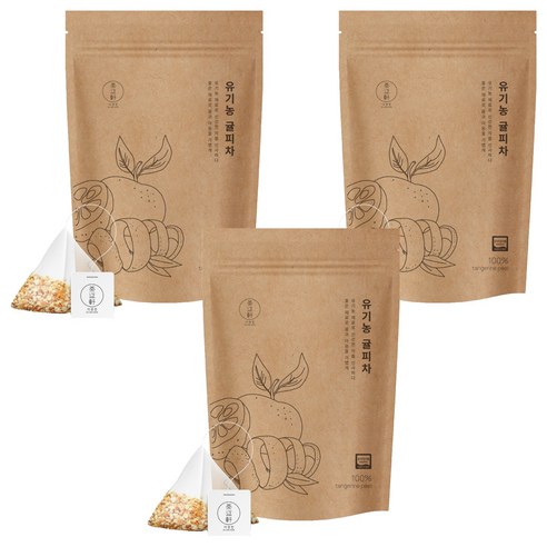 다정헌 유기농 귤피차, 1.5g, 20개입, 3개, 1.5g