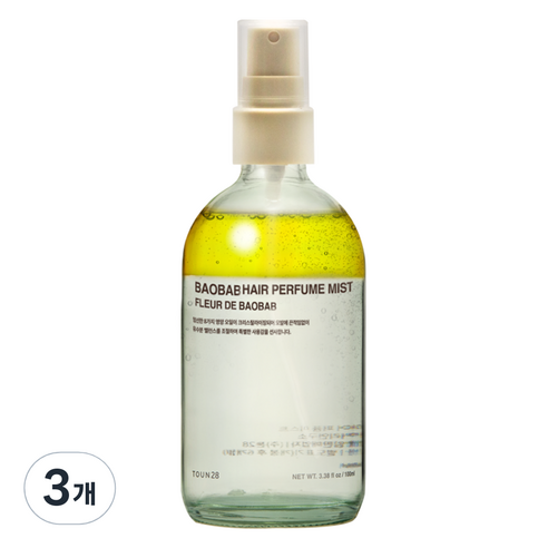 톤28 바오밥 헤어 퍼퓸 미스트, 100ml, 3개