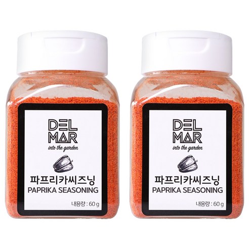 딜리셔스마켓 파프리카 시즈닝, 60g, 2개