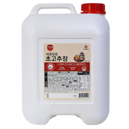 이츠웰 새콤달콤 초고추장, 14kg, 1개