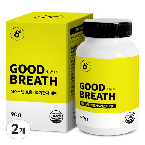 식스스텝 반려동물 영양제, 호흡기/기관지, 2개