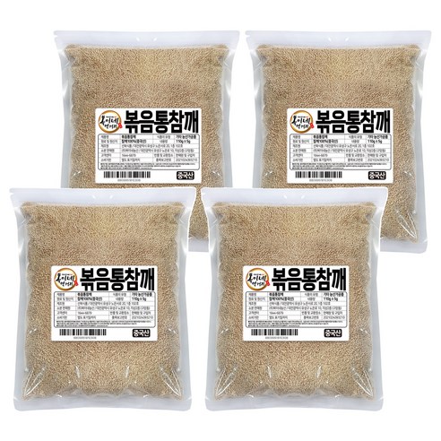 복이네먹거리 볶음 참깨 중국산, 110g, 4개