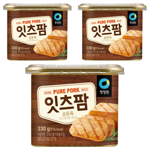 대상 청정원 잇츠팜, 330g, 3개