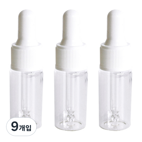 이글코리아 스포이드 용기 10ml, 혼합 색상, 9개