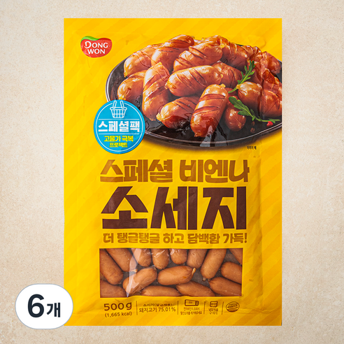 동원 스페셜 비엔나 소시지, 500g, 6개