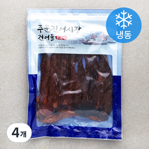 주문진어시장건어물 대왕 오다리 (냉동), 200g, 4개