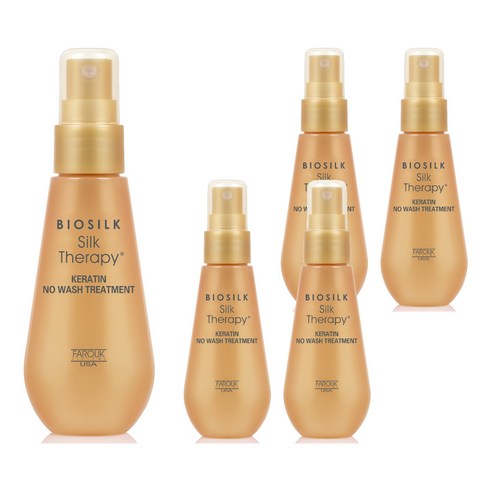 실크테라피 케라틴 노워시 트리트먼트 헤어미스트, 5개, 60ml