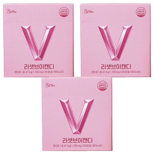 GRN 리셋브이캔디 타트체리맛 47.6g