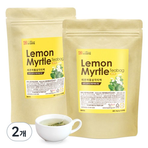 갑당약초 레몬머틀 삼각티백, 1g, 30개입, 2개, 1g