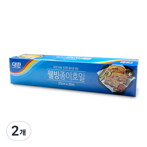 대한 웰빙 종이 호일, 20m, 1개입, 2개