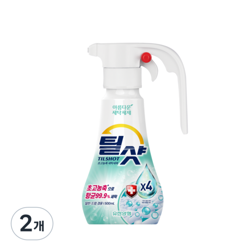 아름다운세탁세제 틸샷 초고농축 세탁세제, 2개, 500ml