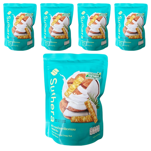 수테라 태국 코코넛 크리스피롤 오리지널, 70g, 5개