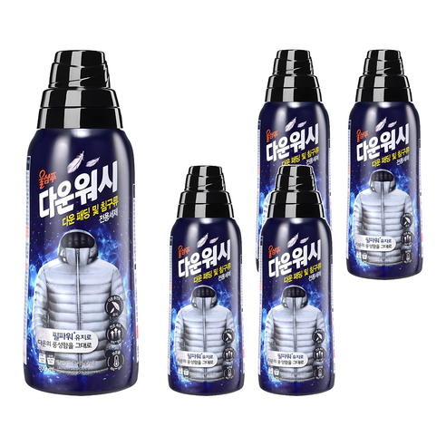 울샴푸 다운워시 본품, 800ml, 5개