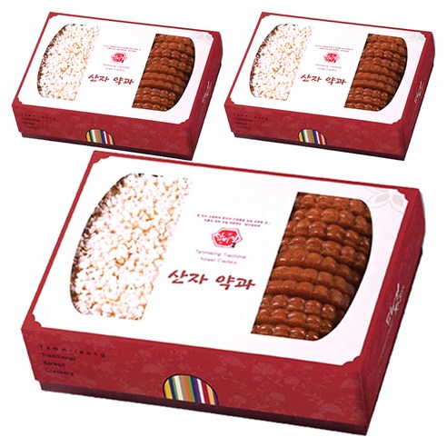 담미정 산자랑 약과랑 선물세트, 760g, 3개