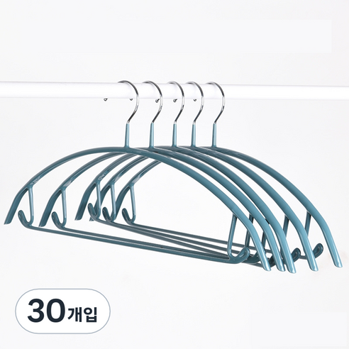 메종디망쉬 다용도 논슬립 파스텔 옷걸이, 블루, 30개입
