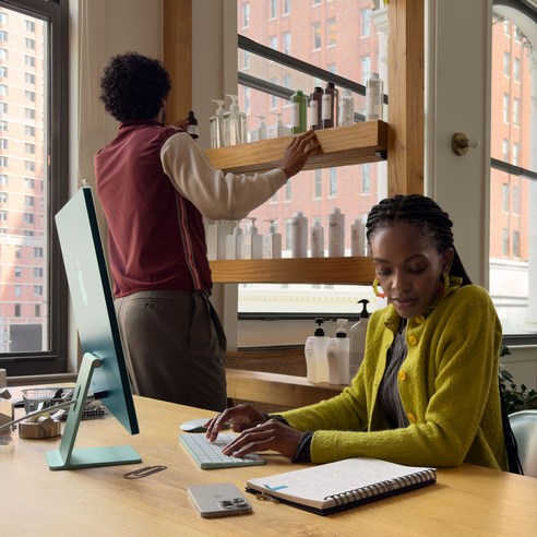 Apple 2023 아이맥 24 M3, 실버, 10코어, 256GB, M3 8코어, 16GB