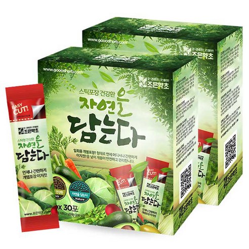 굿허브 조은약초 자연을 담는다 스틱형 차전자피환, 2개, 90g