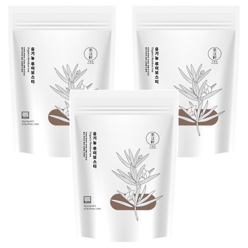 다정헌 유기농 루이보스티, 1.5g, 50개입, 3개