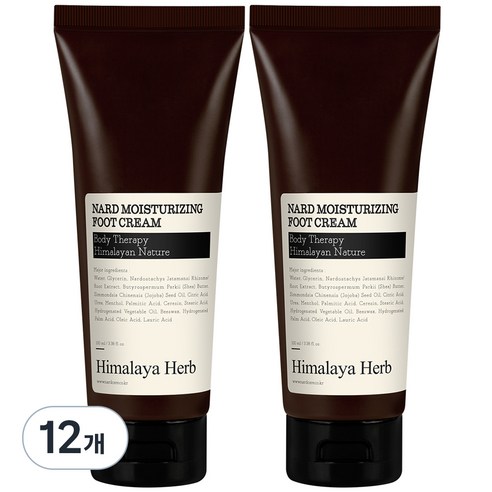 나드 고보습 각질 케어 풋크림, 12개, 100ml, 1개입