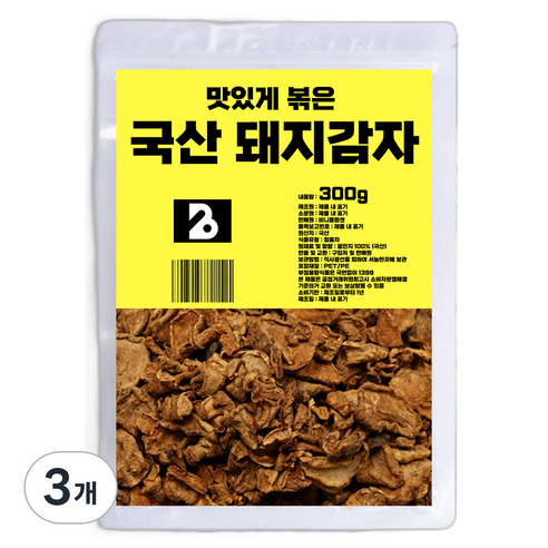 비니플랑센 맛있게 볶은 국산 돼지감자 차, 300g, 3개