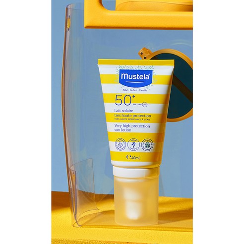 무스텔라 베리 하이 프로텍션 선 로션: 섬세한 피부를 위한 강력한 햇빛 방어막