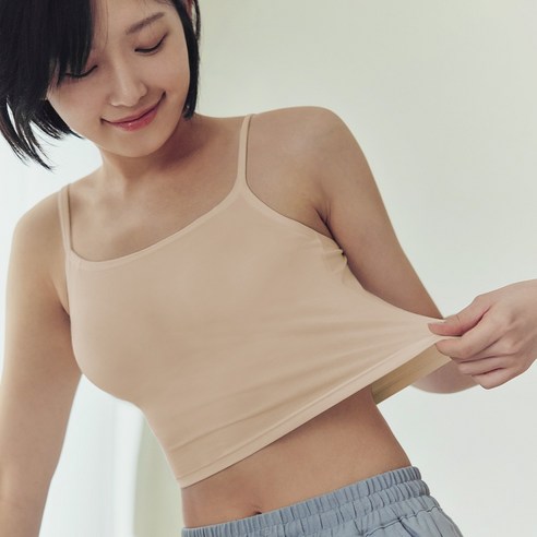 브리즈 모달 크롭 끈 나시로 쾌적하고 편안한 여름을!