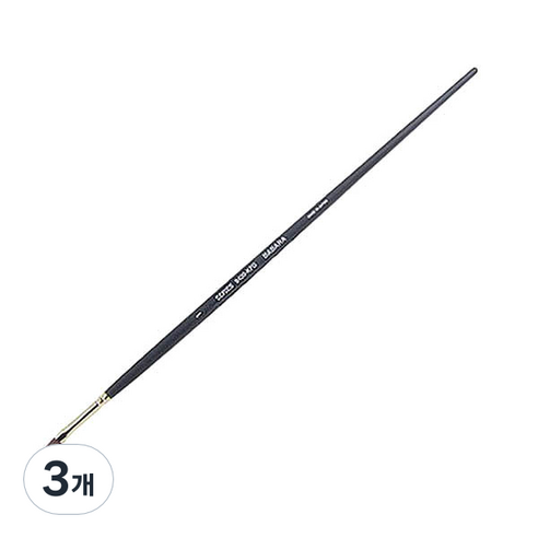 바바라 아크릴붓 9400KFG, 1호, 3개