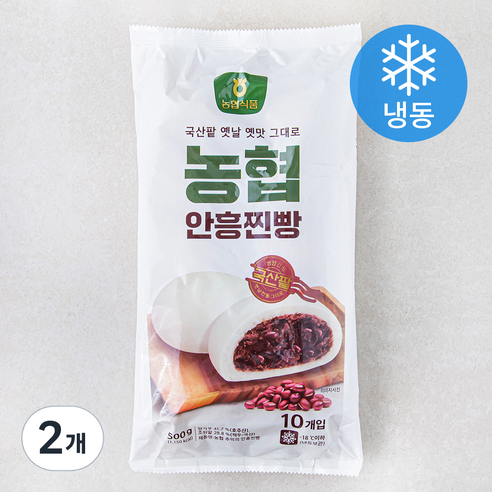 농협 추억의 안흥찐빵 (냉동), 50g, 10개입, 2개