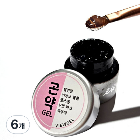 뷰젤 뉘앙스 볼륨 곤약젤, 투명, 10ml, 6개