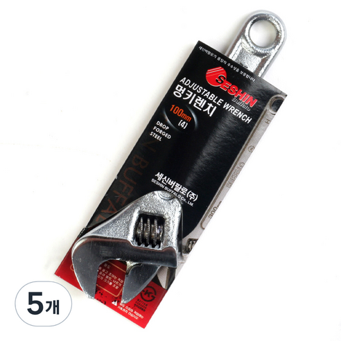 세신버팔로 몽키렌치 100mm 랜덤발송, 5개