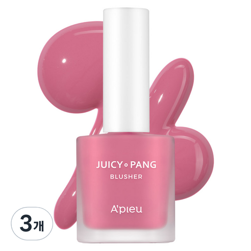 어퓨 과즙팡 워터 블러셔 8g, PK02 가나다라즈베리, 3개