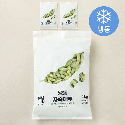 마당발 자숙대두 (냉동), 1kg, 3개