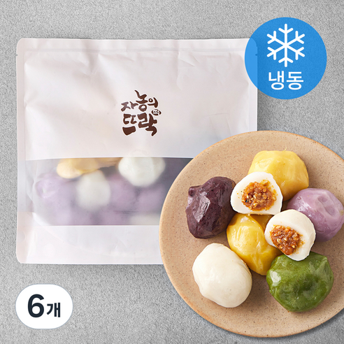 자농의뜨락 오색송편 (냉동), 320g, 6개