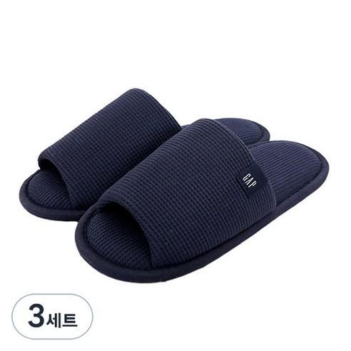 갭 와플워셔블 거실화, 네이비, 3세트