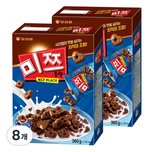 미쯔 시리얼팩, 360g, 8개