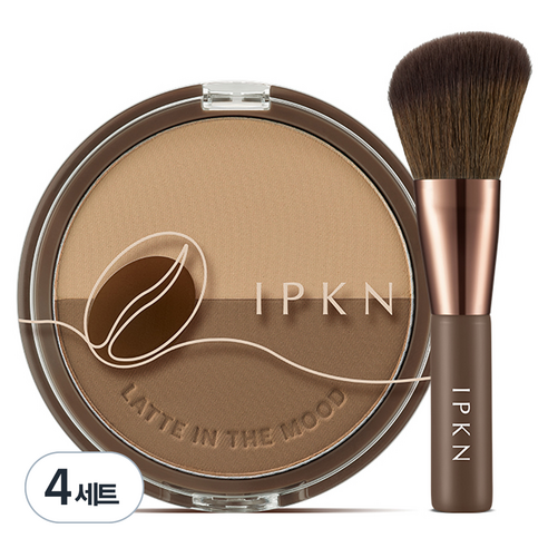 입큰 라떼 인 더 무드 쉐딩 기획 세트 9.8g, 01 피칸브라운, 4개