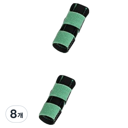 칼라 손가락 보호대 그린, 8개