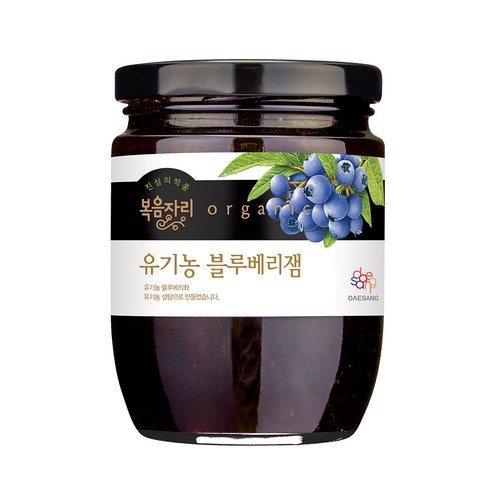 볶음자리 유기농 블루베리잼, 340g, 1개