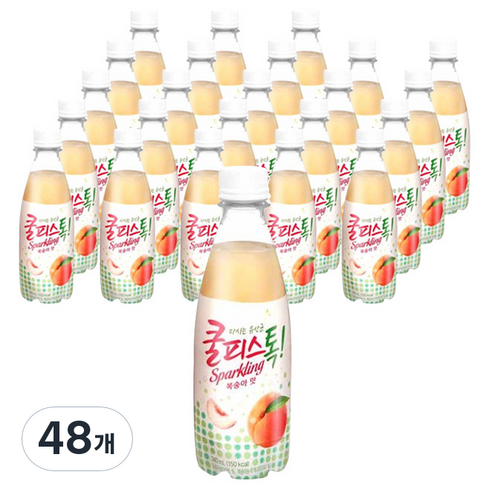 동원에프엔비 마시는 유산균 쿨피스톡 복숭아맛, 340ml, 48개