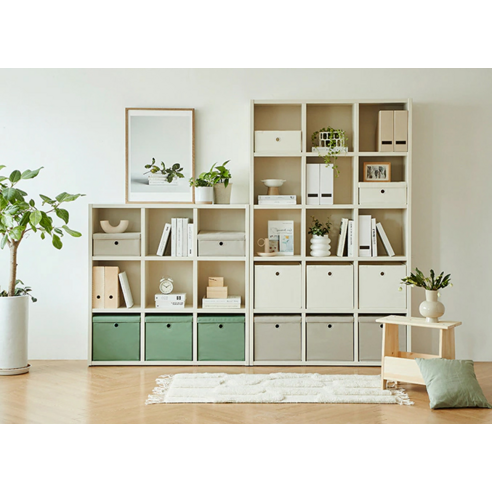 공간에 싱그러움을 더하는 마법, 한샘 샘 폴리 수납 바스켓 딥그린