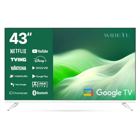 와이드뷰 FHD 스마트 TV, 109cm(43인치), GTWV430FHD11, 스탠드형, 고객직접설치