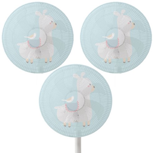 클레어라 선풍기 안전망 50cm, 알파카, 3개