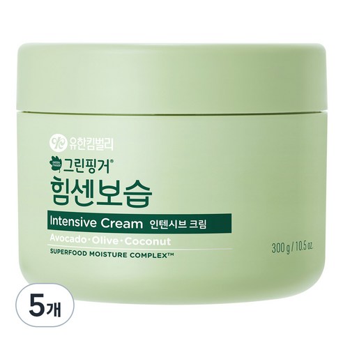 그린핑거 힘센보습 인텐시브 유아크림, 300g, 5개
