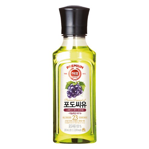 해표 포도씨유, 250ml, 1개