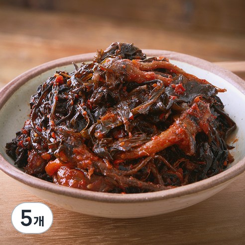 반찬단지 고들빼기무침, 1kg, 5개